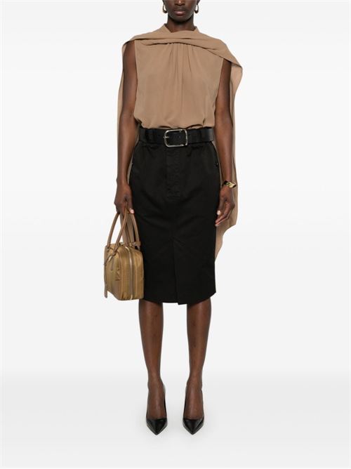 Cotton Pencil Skirt SAINT LAURENT | 786191Y04VF1376